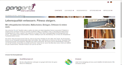 Desktop Screenshot of gangart-bonn.de